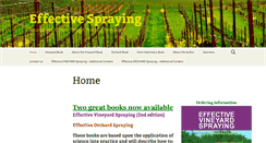 Desktop Screenshot of effectivespraying.com