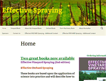 Tablet Screenshot of effectivespraying.com